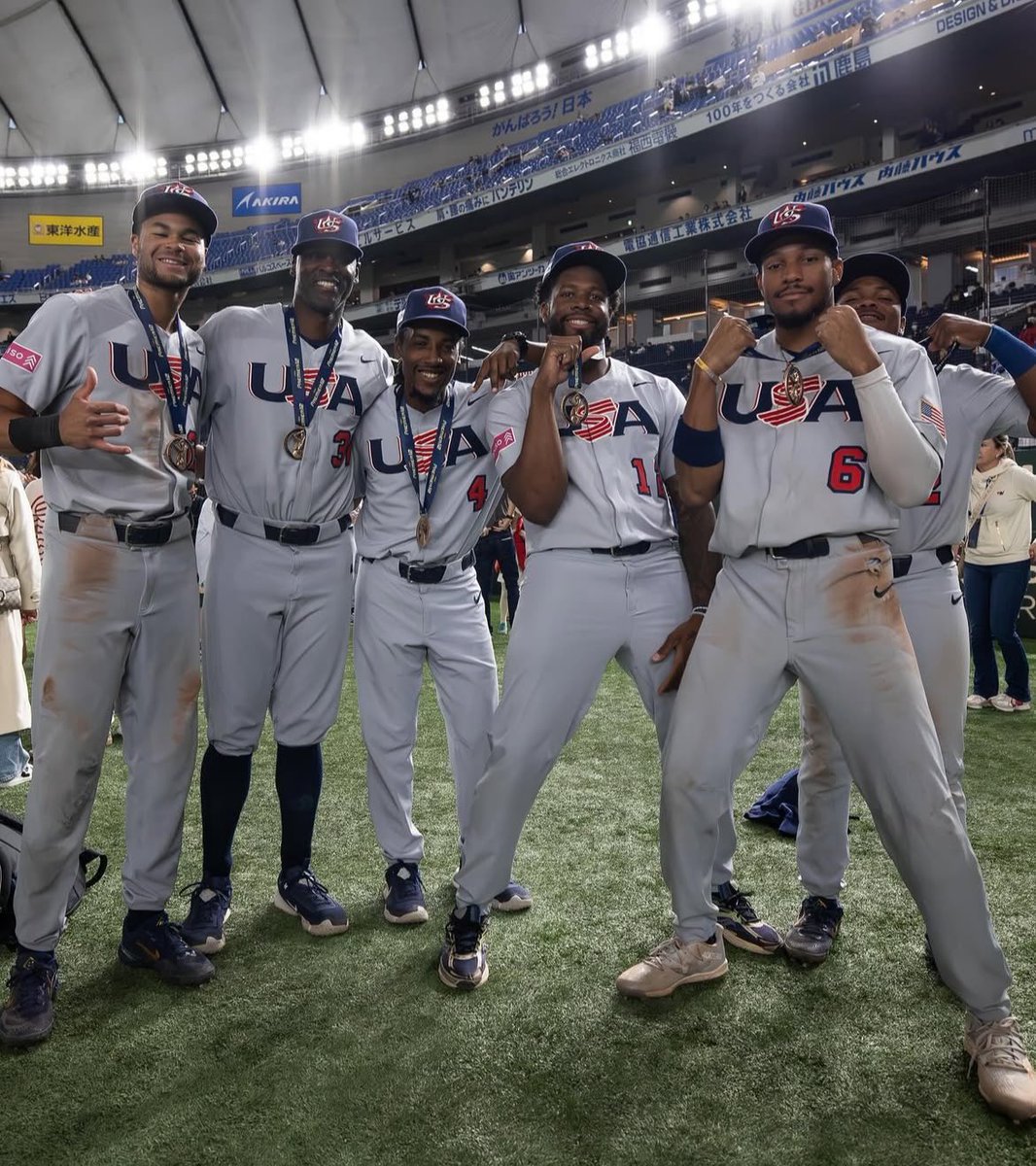 Bronze Ballers 🥉🔥

Showing love to our alumni &amp; coaches representing Team USA competing against the top countries throughout the world and bringing home some hardware!🇺🇸

<a href="/MLB/">MLB</a> <a href="/USABaseball/">USA Baseball</a> <a href="/Premier12/">Premier12 presented by RAXUS</a>