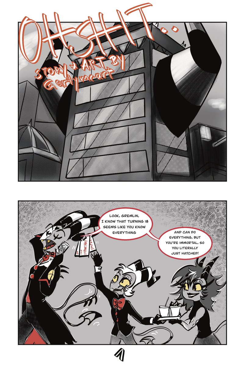 Nevertoldmewhat's tweet image. ✨OH SHIT✨
Blitzø getting news he definitely wasn’t prepared for 👀
.
Prologue for my journey through @BlitzPregWeek! Stolitz already have 4 beautiful daughters, one more kid couldn’t hurt, eh?
.
#helluvaboss #stolitzfankids #blitzpregweek