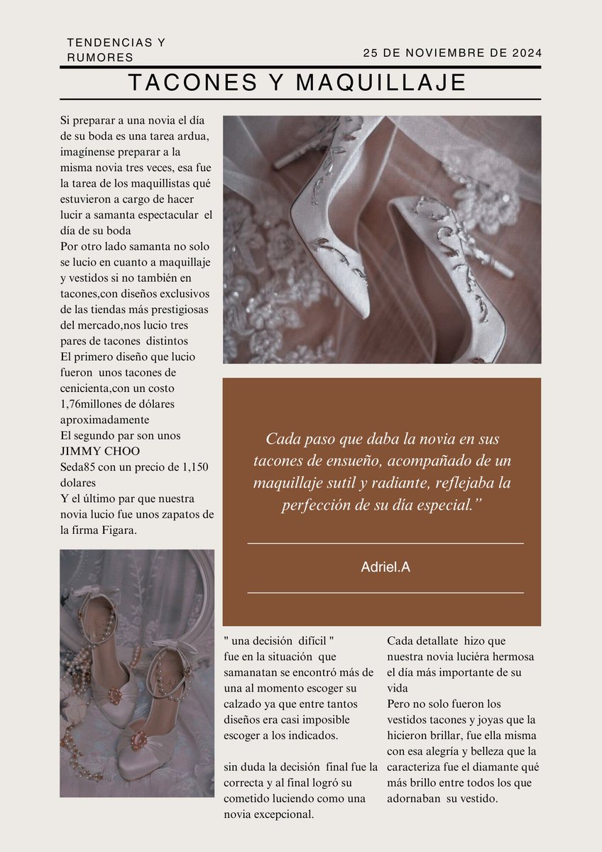 Cada joya que lleva la novia es un destello de felicidad y un reflejo de su personalidad