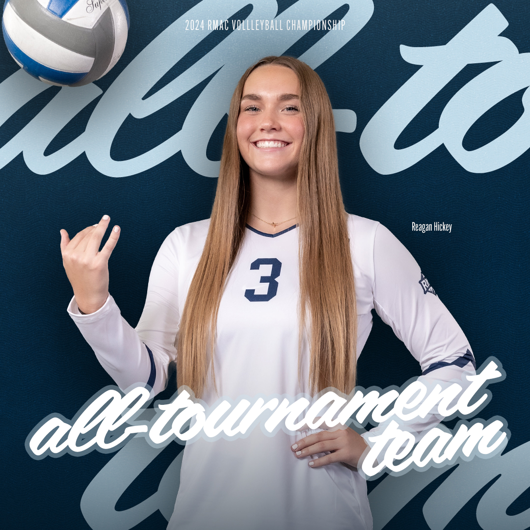 Congratulations to Reagan Hickey who was one of just two freshmen named to the 2024 RMAC Volleyball All-Tournament Team!

#RegisVolleyball #RangerUp