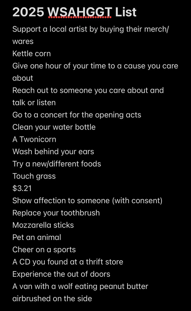 I have finalized my Winter Solstice Adjacent Holiday Gift Giving Time wishlist for you to put on your fridges

Reminder I need yours by 5pm Thursday.