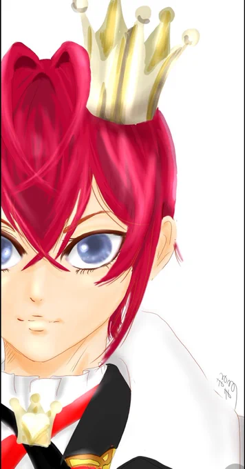 #このタグを見た人は推しの初描きと現在の絵を載せる目が大きいキャラって大好きだけど描き慣れない  ←2020年8月頃                             2024年11月→ 