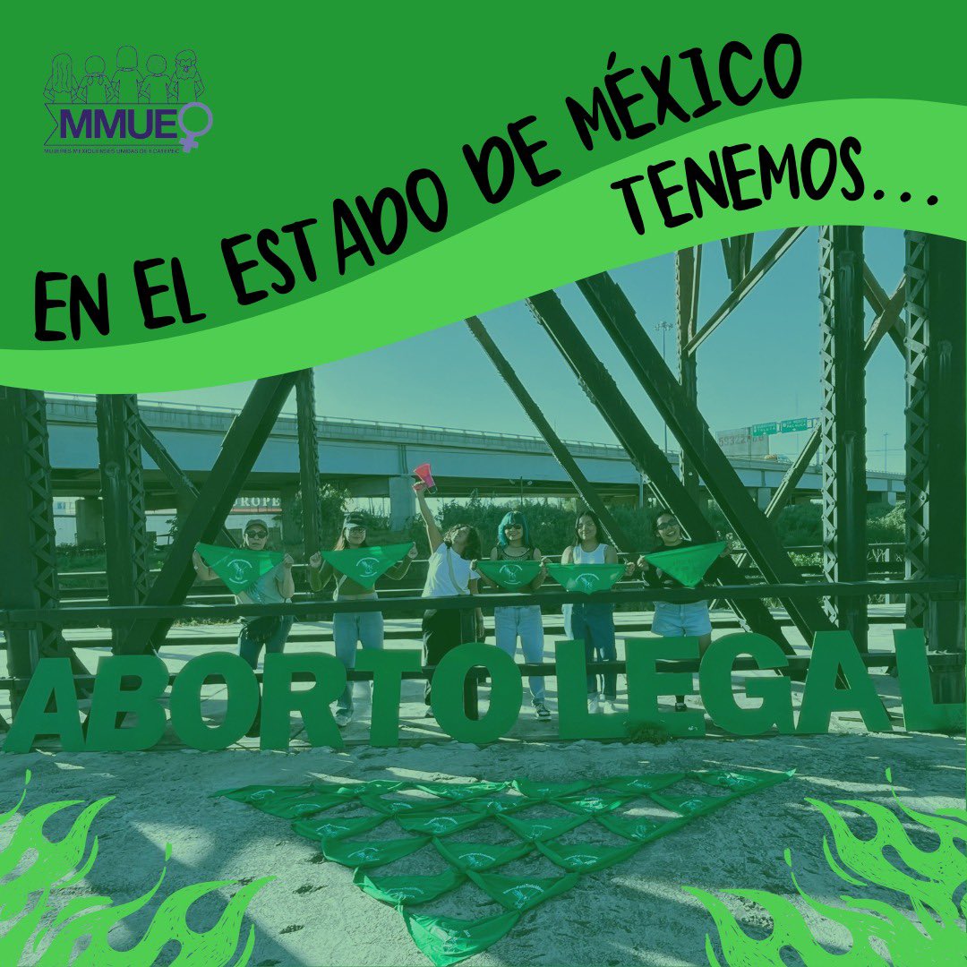 ColectivaMMUE's tweet photo. Desde Ecatepec a Malinalco tenemos #AbortoLegal en el Estado de México hasta las 12 semanas 💚🔥 

Si necesitas acceder a un aborto o acompañamiento seguro no dudes en contactar a la @EdomexILE 💚

#EdomexDecide 
#DespenalizaciónAbortoEdomex #MareaVerdeEdomex
💚💚💚💚💚💚 https://t.co/cCjnM2aomK