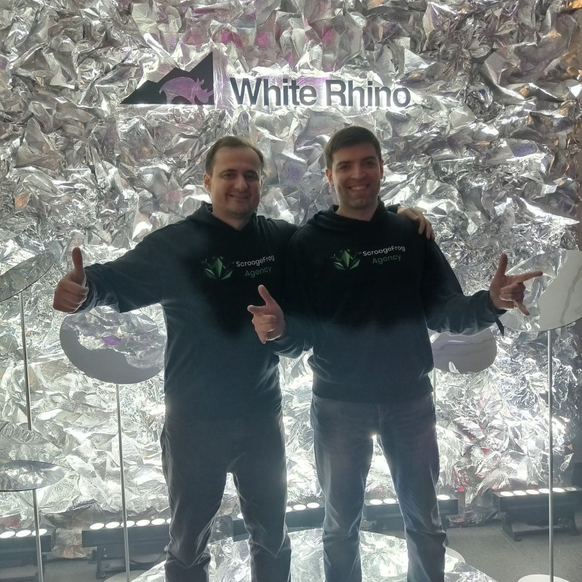 ScroogeFrog's tweet image. 🌟 ScroogeFrog at White Rhino Meetup 2024!🌟 On November 22, our dynamic sales duo, Pavlo Statkevich and Serhii Soboliev, attended the White Rhino Meetup in Kyiv, and it was an incredible experience! 💼✨ 

#AffiliateMarketing #NetworkingVibes #Marketing #Accounts