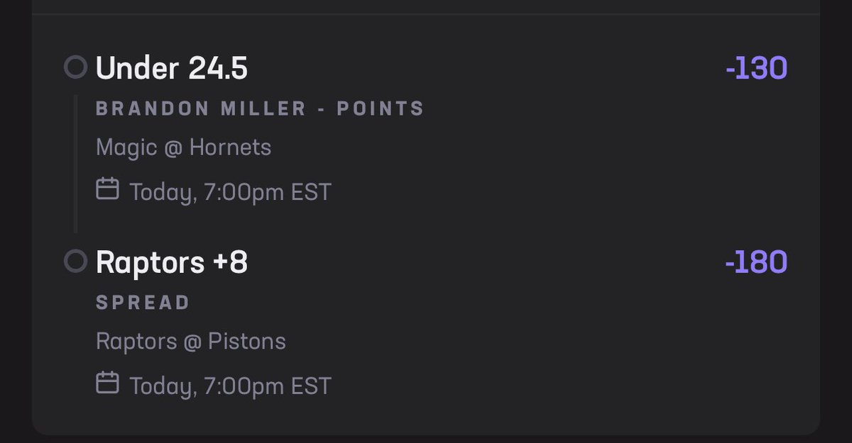 {🏀🏈Hard Rock Prop List🏀🏈}

Jalen Duren DD (+100)
Domantas Sabonis O 11.5 Rebs
Justin Tucker O 1.5 FGM
Domantas Sabonis O 5.5 Ast
Dallas Mavericks +6
Zay Flowers O 49.5 Rec Yds
Brandon miller U 24.5 Pts
Toronto Raptors +8

Let’s have a great night 😈🤟🏾 #GamblingX #NFL #NBA