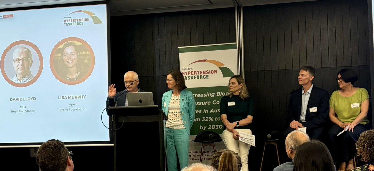 Catherine Stephen (@catmstephen) on Twitter photo Taskforce Tuesday “were stronger together” in improving blood pressure control from 32% to 70% by 2030.
Peak bodies, health professionals & consumers joining forces to improve hypertension in Aus <a href="/LizHalcomb/">Liz Halcomb</a> <a href="/heartfoundation/">Heart Foundation</a> #StrokeFoundation <a href="/UoWnursing/">UOW School of Nursing</a> Taskforce Tuesday “were stronger together” in improving blood pressure control from 32% to 70% by 2030.
Peak bodies, health professionals & consumers joining forces to improve hypertension in Aus <a href="/LizHalcomb/">Liz Halcomb</a> <a href="/heartfoundation/">Heart Foundation</a> #StrokeFoundation <a href="/UoWnursing/">UOW School of Nursing</a>