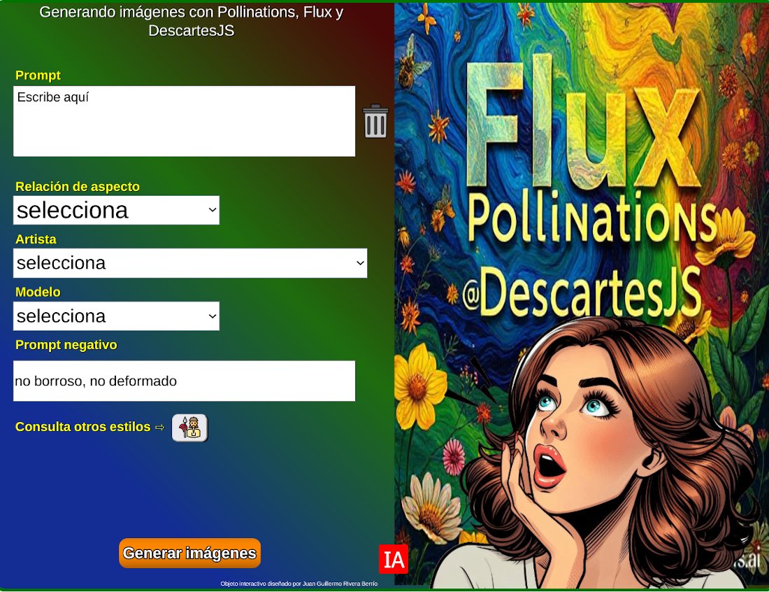 jasalgueiro's tweet image. Integración de la #IA Pollinations.ai con #DescartesJS
Se van reduciendo las opciones gratuitas en las #IA generativas de imagen más populares.  Surge, entonces, una alternativa 100% gratuita: .
#REDDescartes #ODS #ODS4 
lc.cx/rwbwFs
