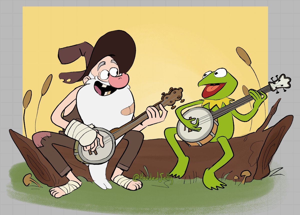 hoodedjelly's tweet photo. banjo friends...........
#GravityFalls #Muppets https://t.co/PVSvcDMUkT