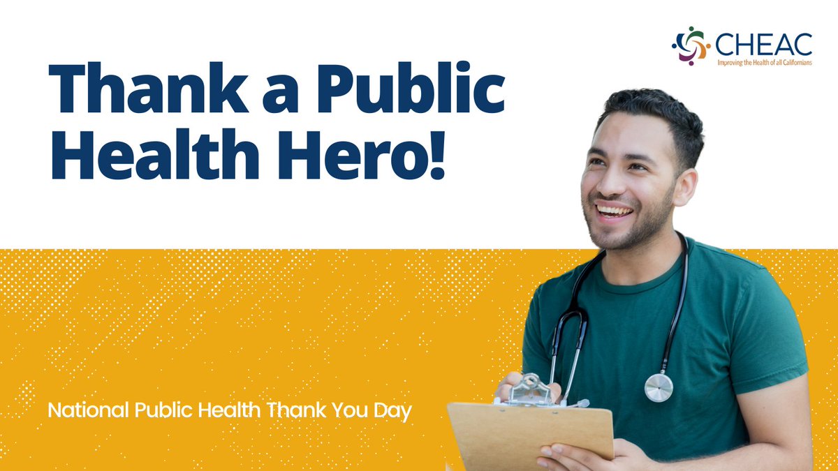 CHEAC's tweet photo. Local Public Health Departments are on the frontlines of public health threats every day! 📢 Thank your local Public Health Heroes for Public Health Thank You Day! #PHTYD https://t.co/TEfd5DQEt4
