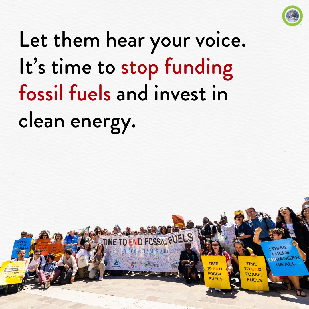 World leaders have a choice: protect people or protect #fossilfuels. You can’t have both. Join us in demanding leaders create a clear path to phase out fossil fuels and hold the 1.5°C goal. Stand with us to push for action. #DearWorldLeaders bit.ly/4ebHb6N