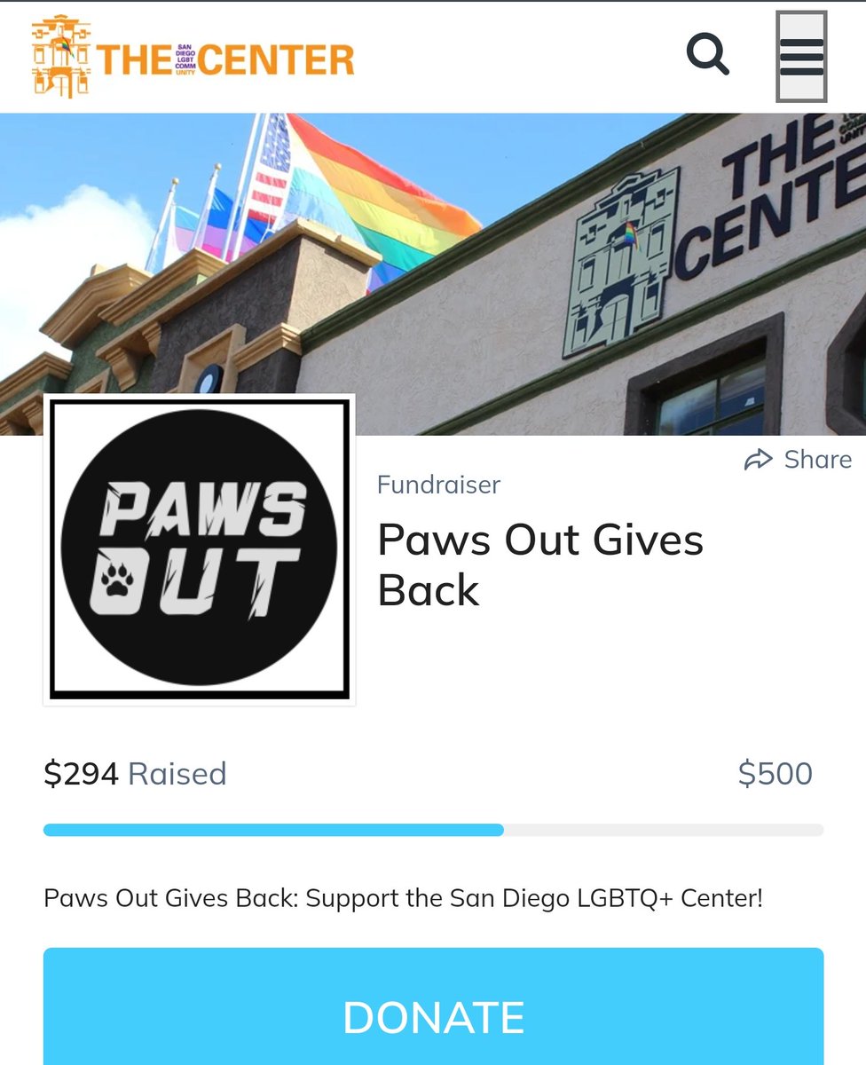 We’ve raised $294 for the San Diego LGBTQ+ Center! 🎉

Thank you to everyone who has donated so far. We’re more than halfway to our goal of $500! Let’s keep it going—every dollar makes a difference!

📲 Link in bio to donate.
