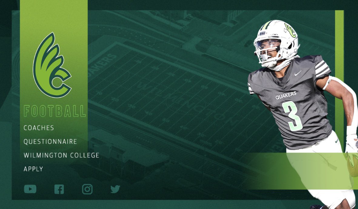 Logan Hopper (@26_hopp) on Twitter photo Thank you <a href="/CoachKBurke3/">Kevin Burke</a> for inviting me on an official visit to <a href="/DubC_Football/">Wilmington Football</a>, Can’t wait to be there and tour the campus!
<a href="/RHredmen_FB/">Rock Hill Redmen Football</a> #TRIBE #GoGreen Thank you <a href="/CoachKBurke3/">Kevin Burke</a> for inviting me on an official visit to <a href="/DubC_Football/">Wilmington Football</a>, Can’t wait to be there and tour the campus!
<a href="/RHredmen_FB/">Rock Hill Redmen Football</a> #TRIBE #GoGreen