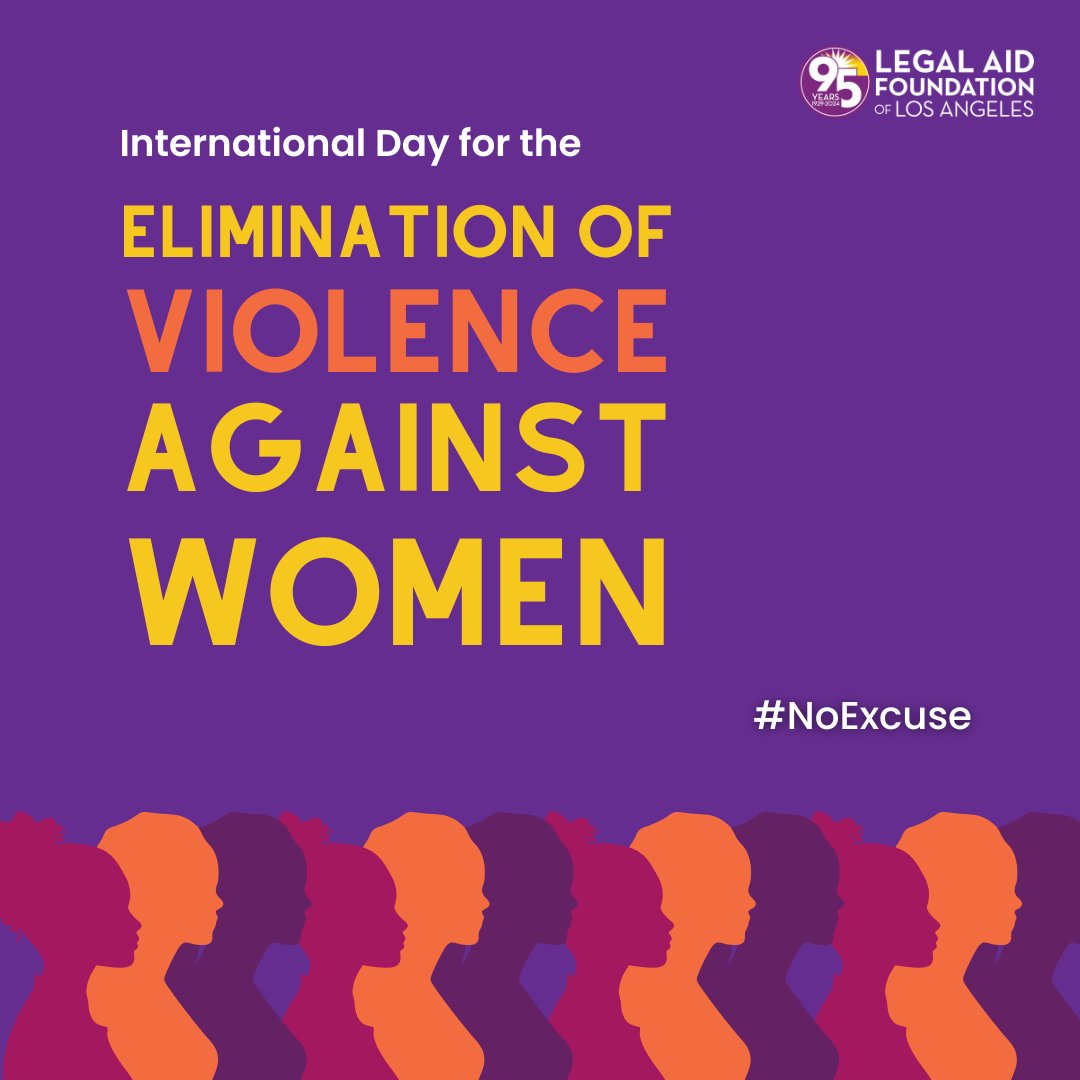 November 25 is International Day for the Elimination of Violence Against Women—raising awareness about the prevalence of gender-based violence and the silence and stigma surrounding it. Justice for all means #genderjustice! ⚖️

#NoExcuse