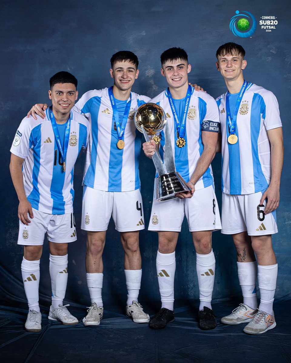 CONMEBOL's tweet photo. 📸🏆🇦🇷 @Argentina
#Sub20FS | #CreeEnGrande https://t.co/RLFtV4BOck