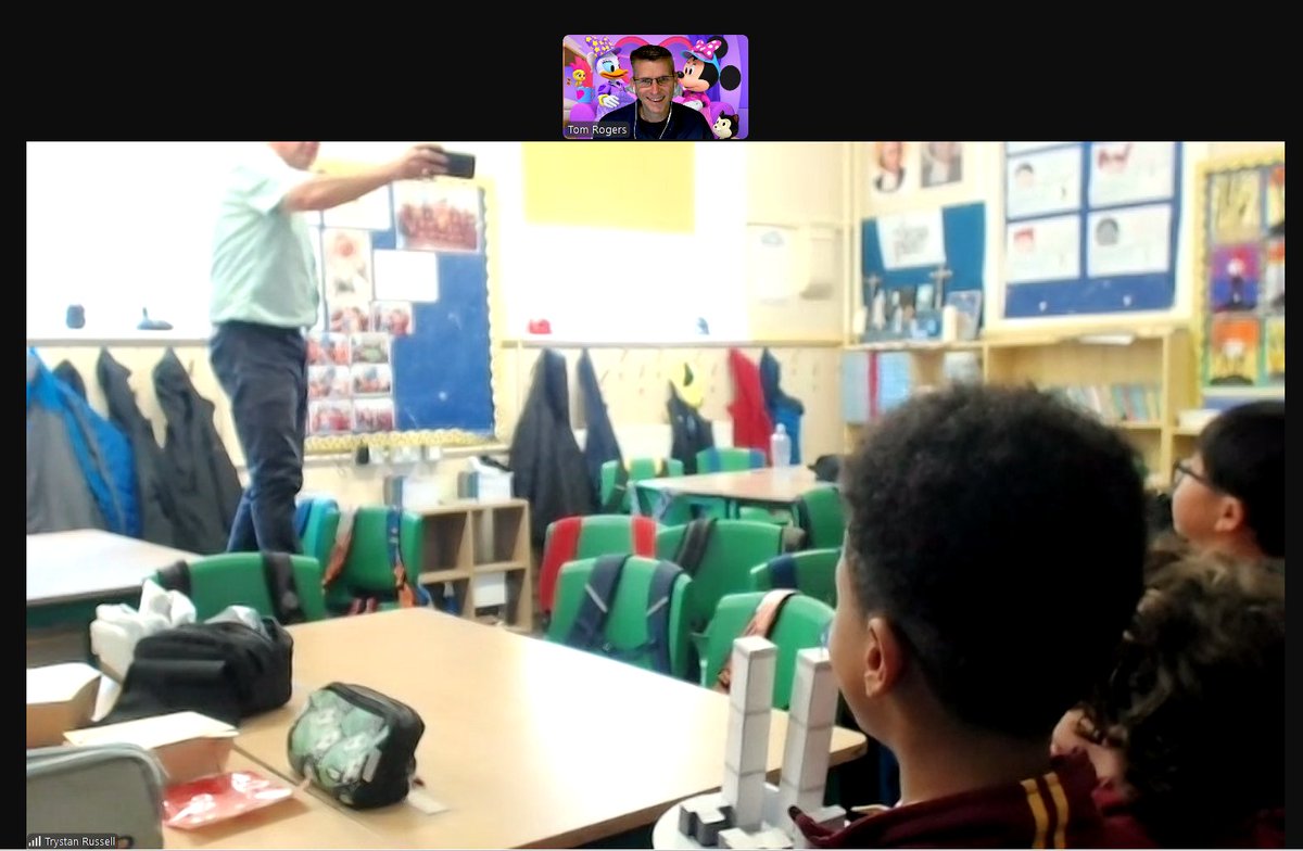 Readers, builders, and a teacher who goes all-out to get the shot! Loved waking up early last month to chat with <a href="/MrRussellsClass/">Mr. Russell's Class</a>  at <a href="/StStephensDLS/">St. Stephen's De La Salle BNS</a>  in Waterford, Ireland. Up the Deise, lads!