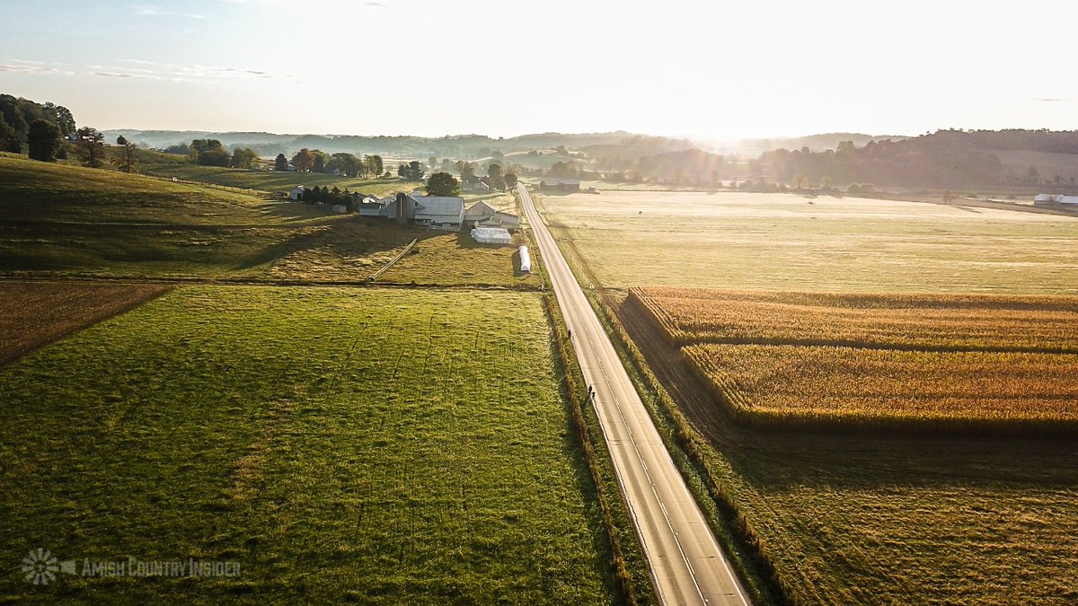 A beautiful fall morning in Amish Country. Do we have any drone pilots in the comments?
#amishcountryinsider #amishcountry #amish