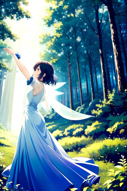 昨日久しぶりにIRIAMに入ってみようかなって思ったんだけど、IDとパスワードが分からなくなっちゃってた∑(✘Д✘๑ )
ざんねーん🚰·̫🚰
#AIイラスト絵師さん・術師さんと繋がりたい 
妖精　森　美少女　AI