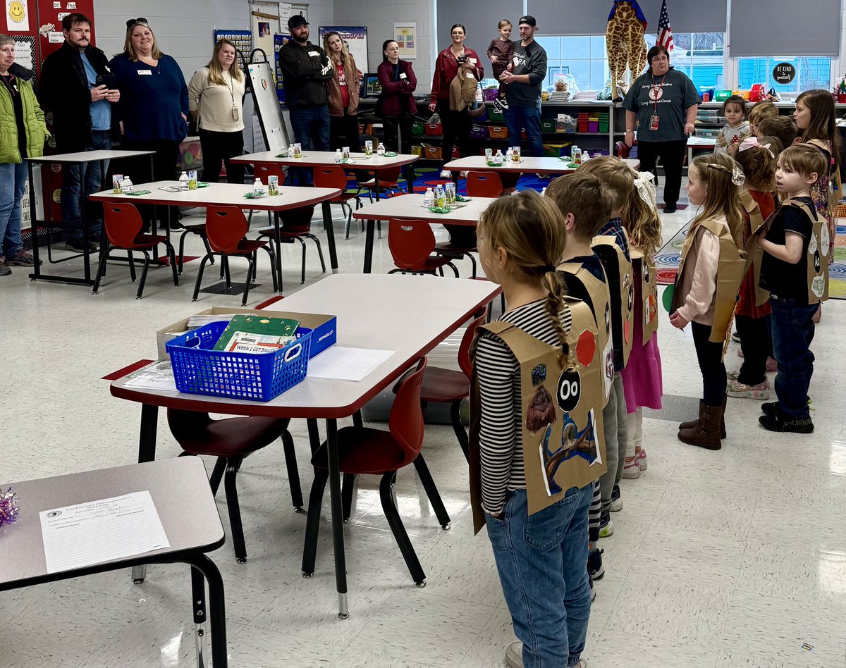 CVCSDWarriors's tweet photo. 🔠✨ Kindergarten students spent the first marking period exploring letters and sounds. They invited their family members to celebrate their learning with a letter-themed fashion show, alphabet cookies, and the "Better Alphabet" song. What fun! https://t.co/8xiDpAWmcZ