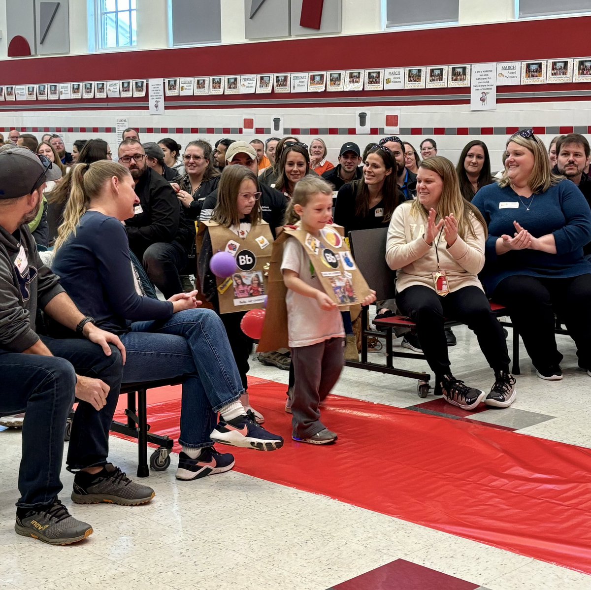 CVCSDWarriors's tweet photo. 🔠✨ Kindergarten students spent the first marking period exploring letters and sounds. They invited their family members to celebrate their learning with a letter-themed fashion show, alphabet cookies, and the "Better Alphabet" song. What fun! https://t.co/8xiDpAWmcZ