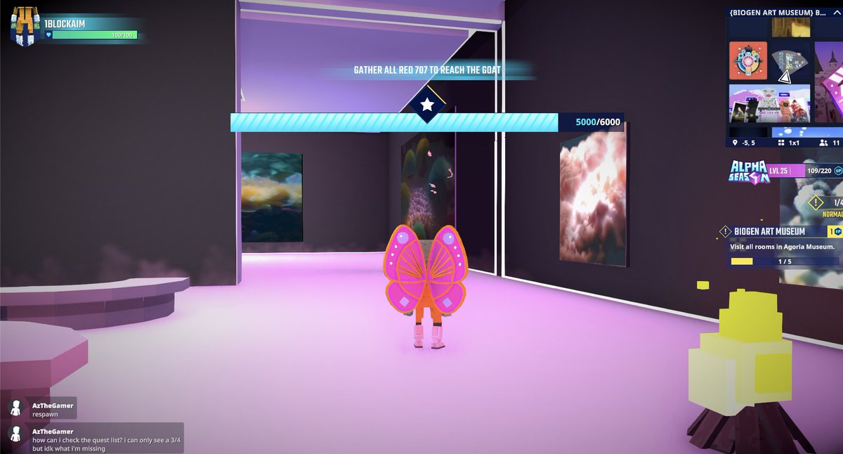 Irfaath's tweet photo. Entering the Gallery Room at the BioGen Art Museum in @TheSandboxGame. Get ready for a mind-bending fusion of art and science! 🧬🎨 @agoriamusic https://t.co/l95xPBOuWf #TheSandbox #AlphaSeason4 #AS4SocialChallenge https://t.co/qckiTmxTpG
