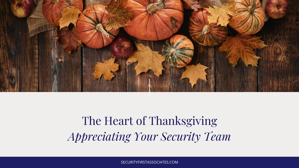 SecurityFrst's tweet image. This Thanksgiving, let’s give a shoutout to the unsung heroes of every organization—our security teams! 🦸‍♂️

They keep us safe, compliant, and resilient, often without the recognition they deserve.

Not all heroes wear capes. 💪

Read more: securityfirstassociates.com/the-heart-of-t…