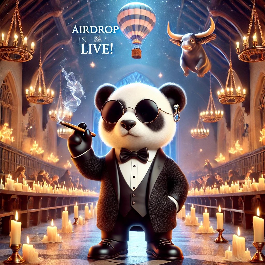 Wingardium Leviosa $PAB give some magic to this bullrun 🪄🐼

Drop your $SOL address below, Follow 🔔 &amp; RT 👇🏻

Every wallet gets $PAB 🚀

$PAB will launch soon.
$SOL #SOLANA #AIRDROP $bome $wif $ACT $PNUT $GOAT $BAN #SolanaAirdrop