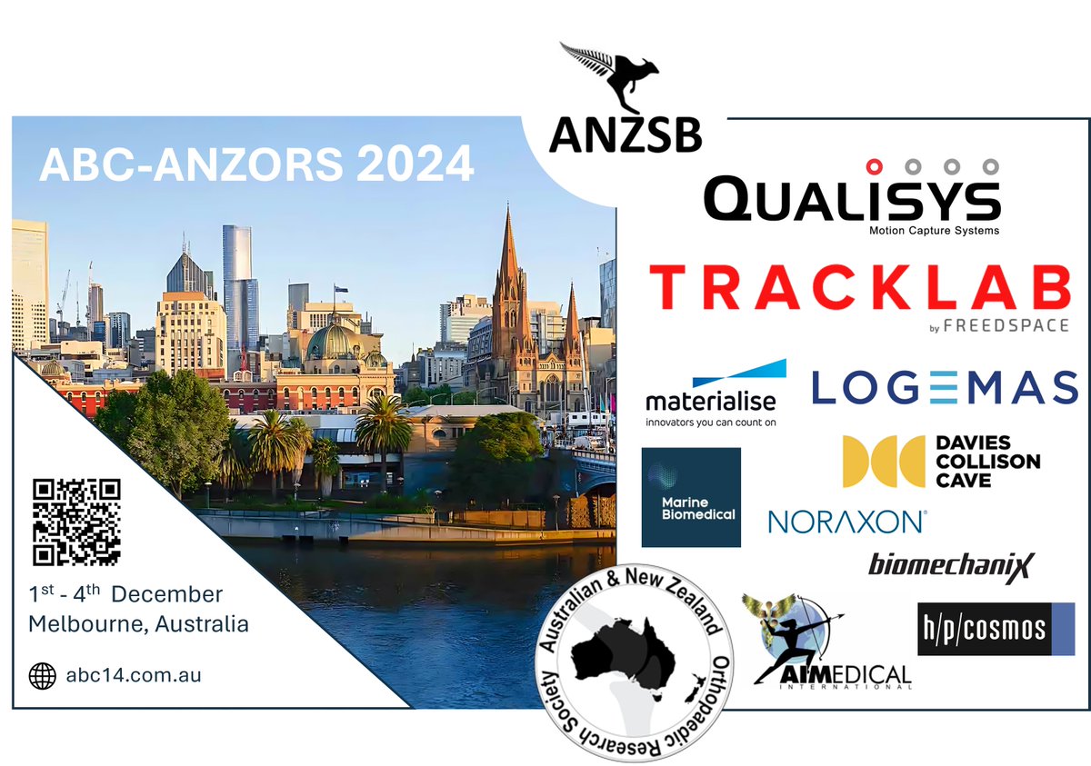 ANZSB (@anzsb) on Twitter photo 🎉Just 5 days till ABC-ANZORS kicks off!
We can't wait to welcome you all to Melbourne!
Access the program abc14.com.au/for-attendees/
<a href="/ANZORS_/">ANZORS</a>
<a href="/IntWomenBiomech/">International Women in Biomechanics</a> <a href="/ISBiomechanics/">IntSoc Biomechanics</a> 🎉Just 5 days till ABC-ANZORS kicks off!
We can't wait to welcome you all to Melbourne!
Access the program abc14.com.au/for-attendees/
<a href="/ANZORS_/">ANZORS</a>
<a href="/IntWomenBiomech/">International Women in Biomechanics</a> <a href="/ISBiomechanics/">IntSoc Biomechanics</a>