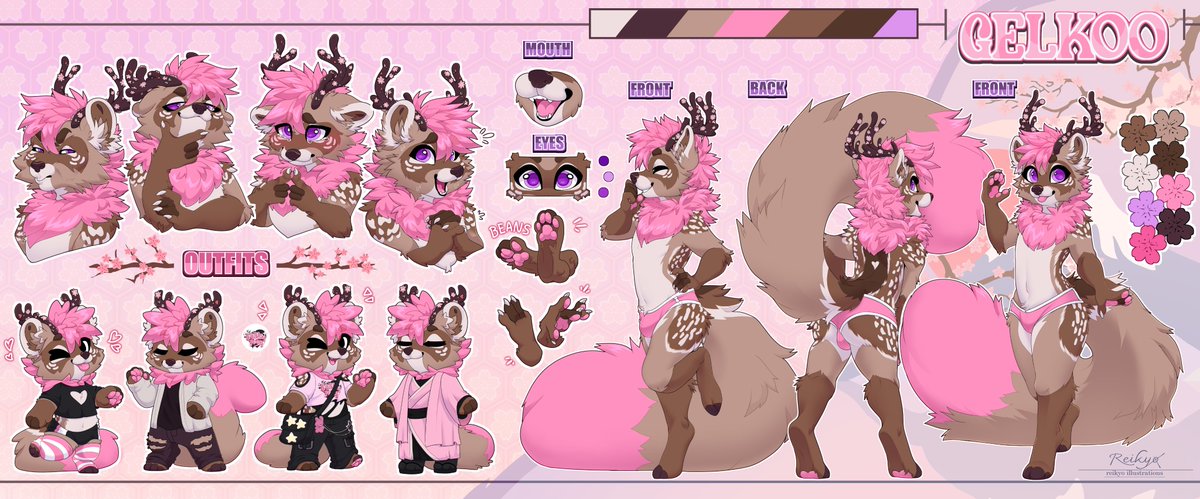 gelkoowo's tweet photo. The amazing work that @_Reikyo did in these months paid out. I have to really thank them for adding details that I wasn't even thinking about, and made my fursona so unique. I'm not crying.
Here's the new Gelkoo! https://t.co/jGoCjfkcGy