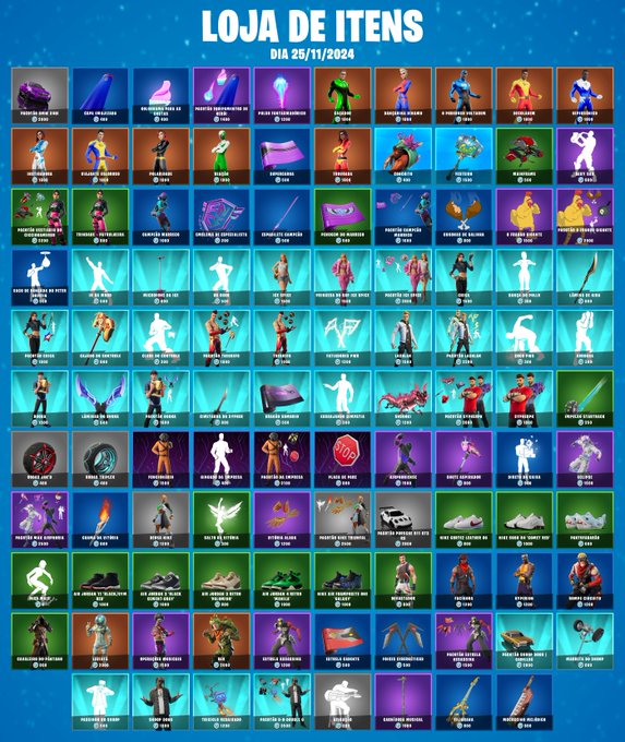 codeplay1929's tweet image. 🛒 #Fortnite Loja de Itens | segunda-feira, 25 de novembro de 2024

⭐Use código &apos;codeplay&apos; se quiser me apoiar! #ad
