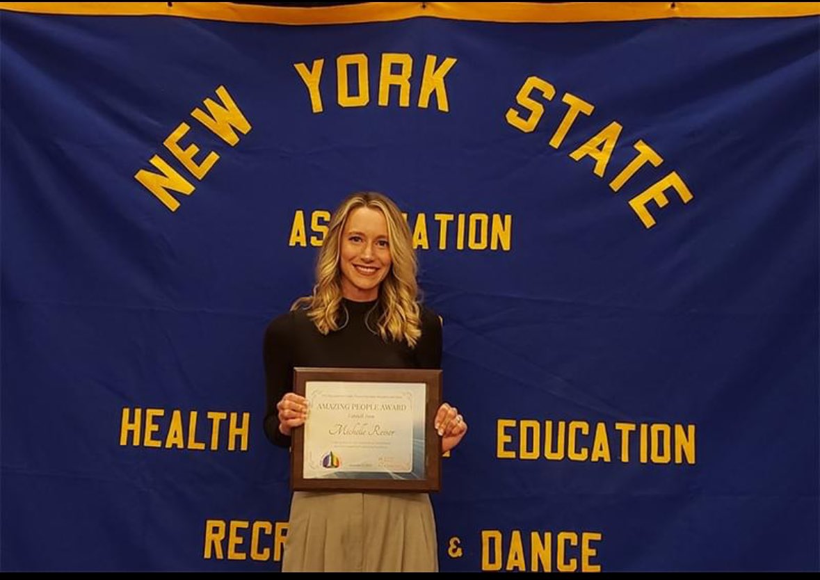 A huge thank you to <a href="/CTZnysahperd/">NYSAHPERD Catskill Zone</a> for selecting me as this year’s <a href="/NYSAHPERD/">NYS AHPERD</a> Catskill Zone’s Amazing Person. So thankful for NYSAHPERD and all of the people it has brought into my life, from inspirational leaders to lifelong friends. #physed
