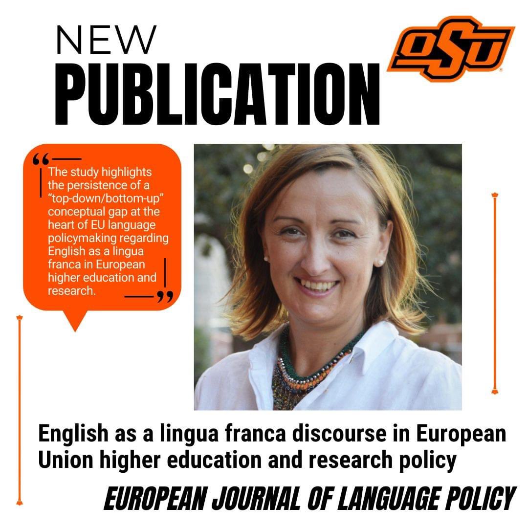Dr. Junnier is on FIRE 🔥🔥🔥. Check out her latest publication

Junnier, F.. (2024). English as a lingua franca discourse in European Union higher education and research policy. European Journal of Language Policy. 16. 131-153. 10.3828/ejlp.2024.8
