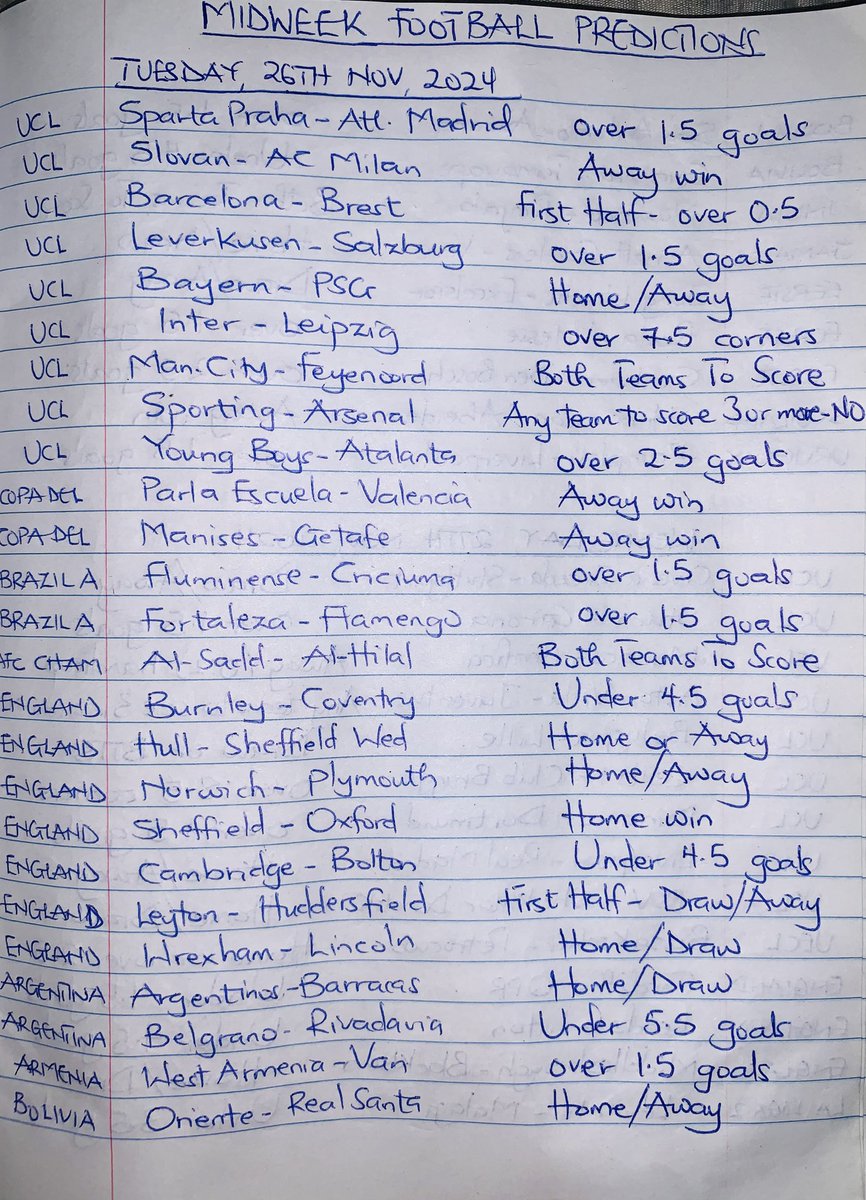 dhronesports's tweet photo. Midweek football predictions just got served!!!! Check my TikTok too https://t.co/GVLprHRW64 https://t.co/AeN10SK9hi