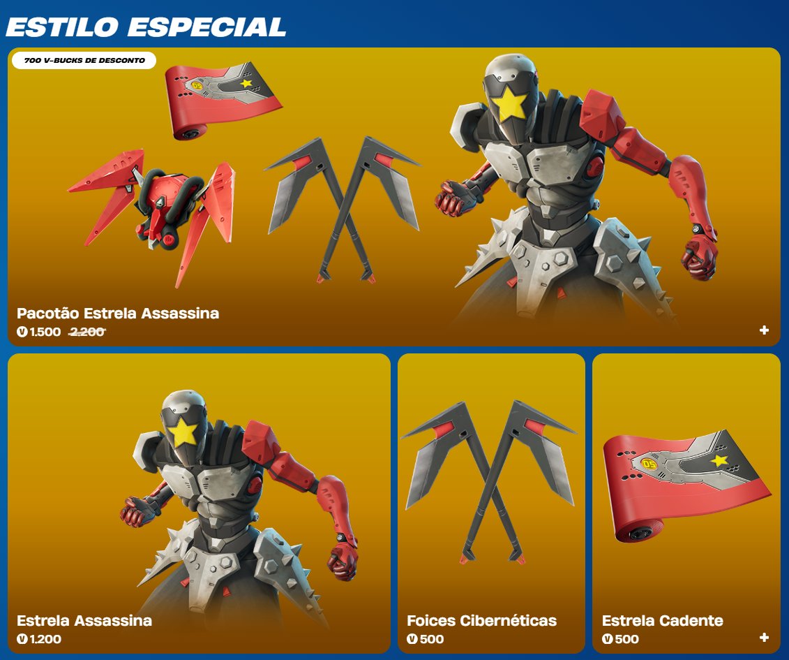 codeplay1929's tweet image. Você controla as luzes dos holofotes. Não deixe que nada ofusque seu brilho com o Traje Estrela Assassina, disponível também em Pacotão — na Loja até 28 de novembro! ⭐️

⭐Use código &apos;codeplay&apos; se quiser me apoiar! #ad