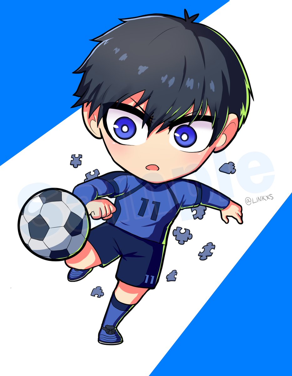linkxs's tweet image. #bluelock 
Isagi key chain design