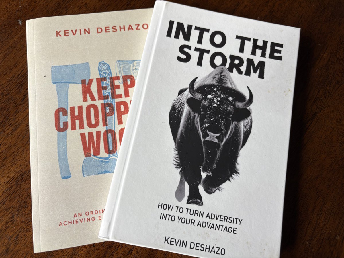 If you need some light reading over the holiday week/weekend while also getting better, give these two a read.

🪵🪓  a.co/d/dqiJ2jT
⛈️🦬  a.co/d/0fRWd1b