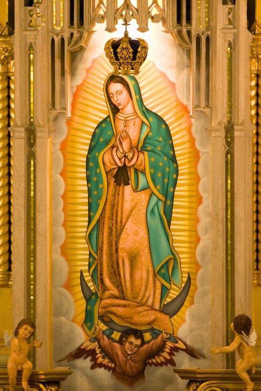 ¡Bendita sea tu pureza!

Bendita sea tu pureza y eternamente lo sea,
pues todo un Dios se recrea,
en tan graciosa belleza.
A Ti celestial princesa,
Virgen Sagrada María,
te ofrezco en este día,
alma vida y corazón.
Mírame con compasión,
no me dejes, Madre mía.

Amén.  🙏♥️