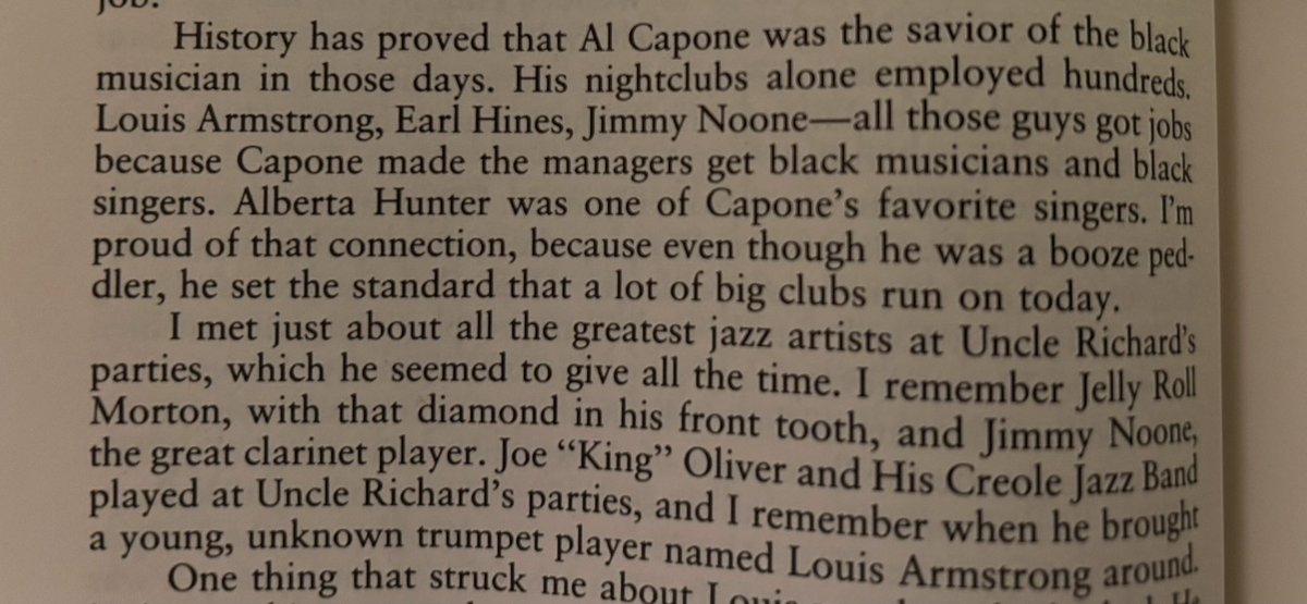 Cats Corner Swing FOCO (@swingcatsfoco) on Twitter photo Reading Hamp: An Autobiography of Lionel Hampton. Apparently, his uncle was a bootlegger for Al Capone, and through his connections, exposed Lionel to jazz greats at his gangster-money-funded parties. 
#jazz #lindyhop #swingdance Reading Hamp: An Autobiography of Lionel Hampton. Apparently, his uncle was a bootlegger for Al Capone, and through his connections, exposed Lionel to jazz greats at his gangster-money-funded parties. 
#jazz #lindyhop #swingdance