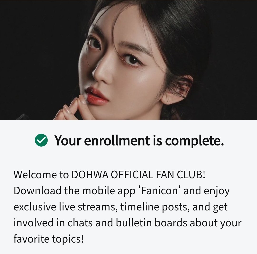 dohwafolder's tweet photo. join the DOHWA OFFICIAL FAN CLUB on the 'Fanicon' app!!! 

VIP (better for those in Korea/Japan)
1 month: $6.48
3 months: $19.44
12 months: $70

Normal (better for those in other regions)
1 month: $4.54
3 months: $13.61
12 months: $49

lets meet there!!

🔗https://t.co/l6KM1OKdcK https://t.co/Q2oZUGrRFD