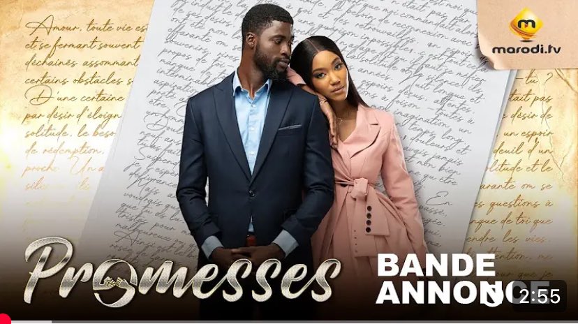 AllaNiang7's tweet image. 🚨Est-ce qu’on est en face de la meilleure œuvre de @maroditv avec la série #Promesses ?
C’est l’une des rares fois que je regarde une série sénégalaise dans son intégralité !