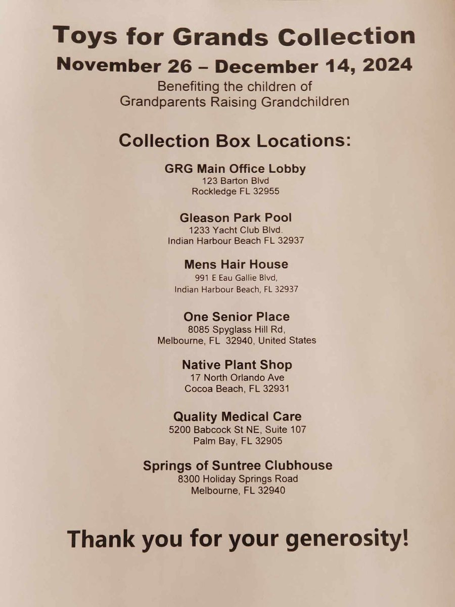 GRG of Brevard tweet media