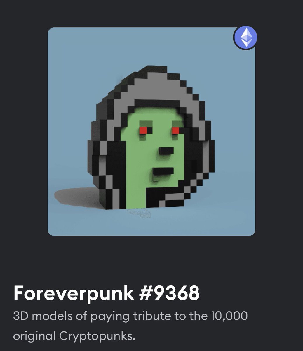 PORTmetaXYZ's tweet image. Let’s make trading Punks fun again! 

#ForeverPunks are 1:1 traited to the originals and were an anniversary drop by a Punks OG.

Keep your OGs and trade FPunks! 

opensea.io/collection/for…