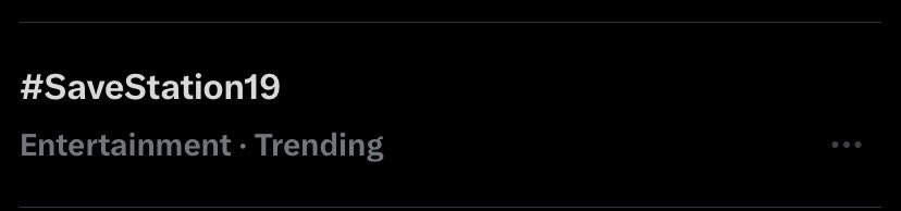 b_tyson24's tweet photo. I know it’s just trending on mine but I love to see it! A show that deserves all the love! 🫶🏻
#Station19 #SaveStation19 https://t.co/6LEHqaBzJ0