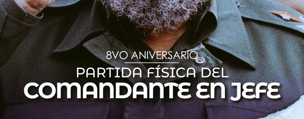 Siempre con tus ideas ¡TRIUNFAREMOS! siempre con tus enseñanzas ¡VENCEREMOS! #FidelPorSiempre