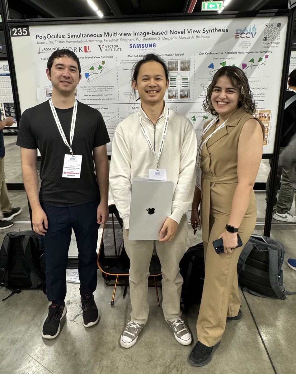 CSProfKGD's tweet photo. They grow up so fast 🥲
@JasonYujjyu (3rd year undergrad) in Amsterdam at #ECCV2016 workshop giving his first ever poster and oral prezis and last month at #ECCV2024 main conference (now PhD). https://t.co/FcoAbfES1t