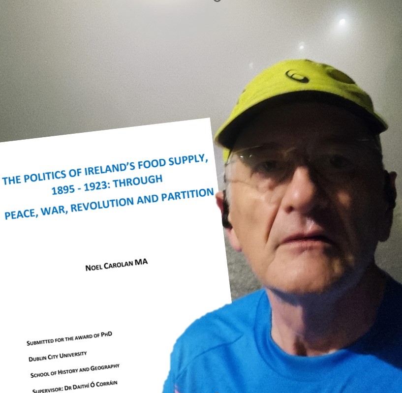 NCarolanHistory's tweet photo. On 6 Nov., I successfully defended my PhD at DCU after a 22 km run over a foggy Hill of Howth at 5am. Many tks to supervisor Dr Daithí Ó Corráin and funding by DCU, Universities Ireland and Research Ireland. Leaving X in a few days for Bluesky - can't stay here! Thanks, everyone. https://t.co/E7NVAfexOn