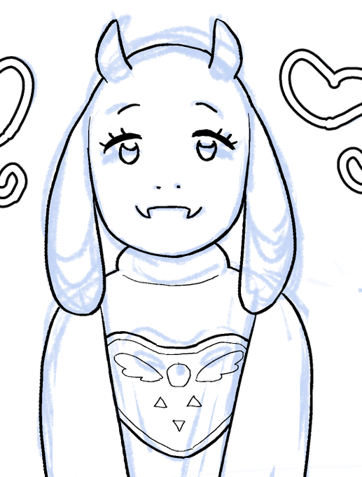 ワイの描くトリエルママかわいいな… 