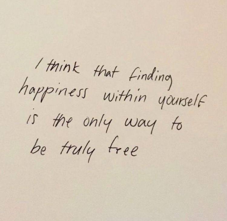 أعتقد أن العثور على السعادة في داخلك هو الطريقة الوحيدة لتكون حراً حقًا.💛
I think that finding happiness within yourself is the only way to be truly free.🧡

#الشامي