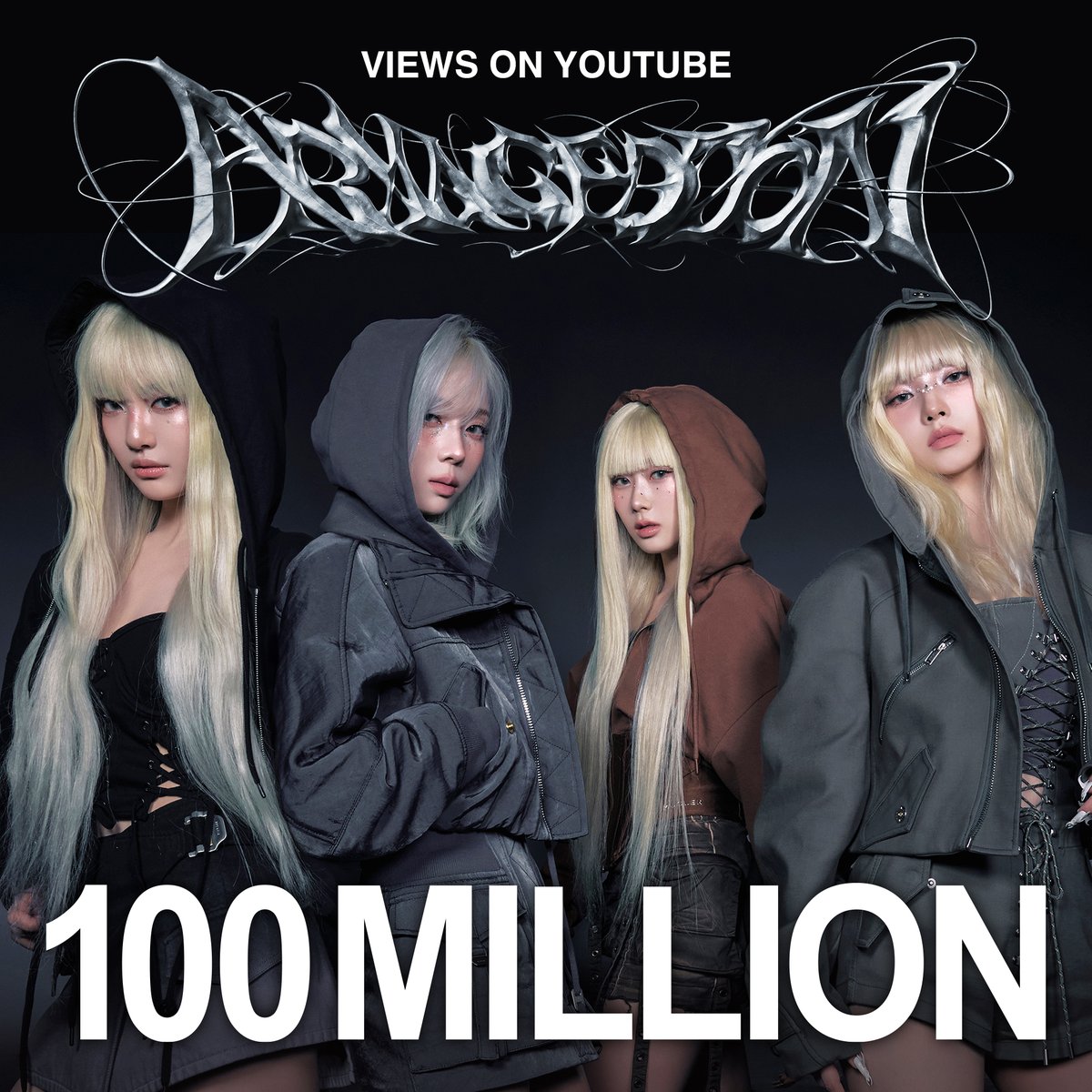 yyujmin's tweet photo. MY!!!!! Berkat kalian Armageddon telah mencapai 100 juta penonton! Terima kasih untuk kalian semua! Aku menyayangi semua. 🩵 https://t.co/RcxHq5vyvE