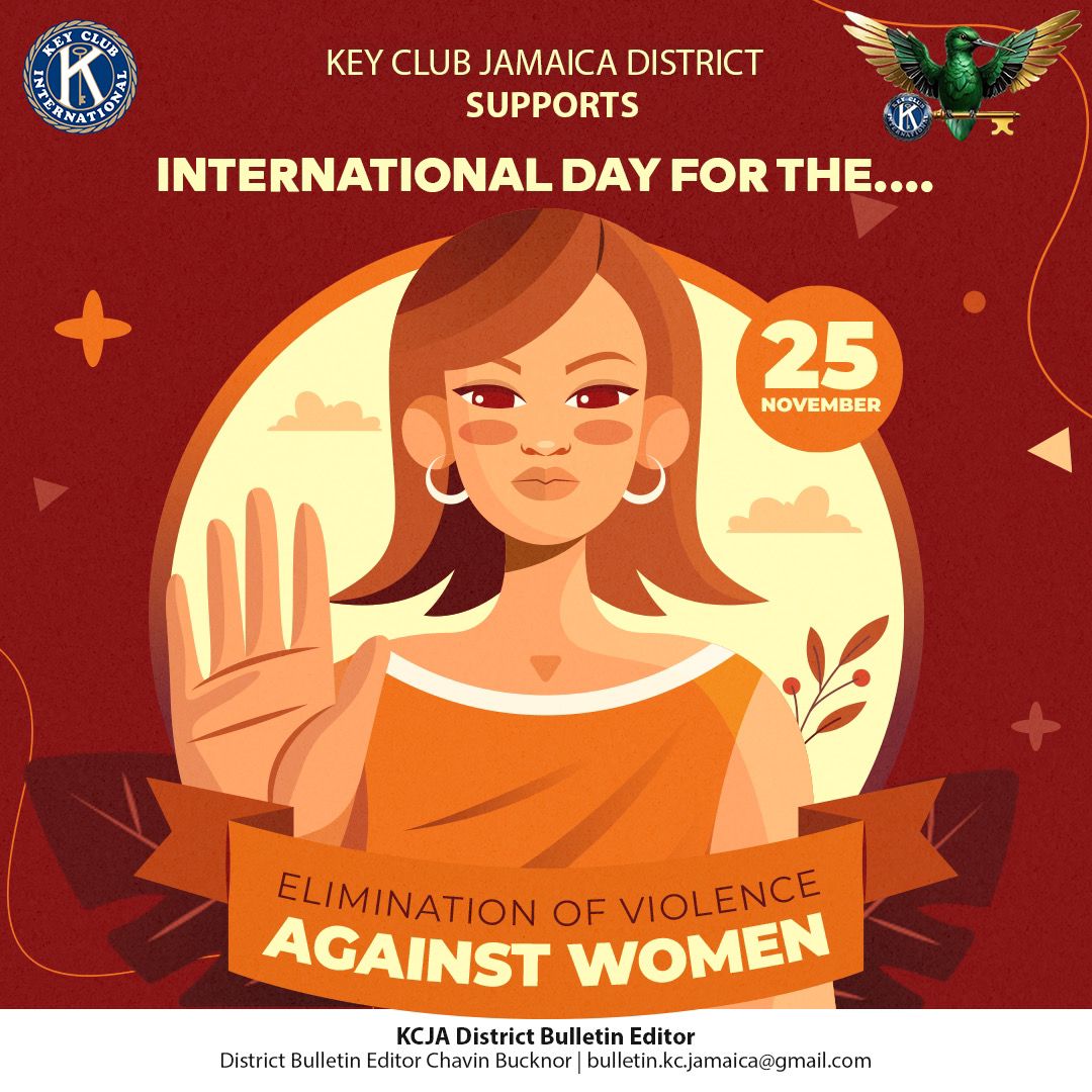 We stand in solemn support of the elimination of violence against women. This really is an important topic given today's society that is plagued by violence against women in several ways. Let us stand against this reign of terror on women. 🧡🤍

#keyclub  #ProtectWomen