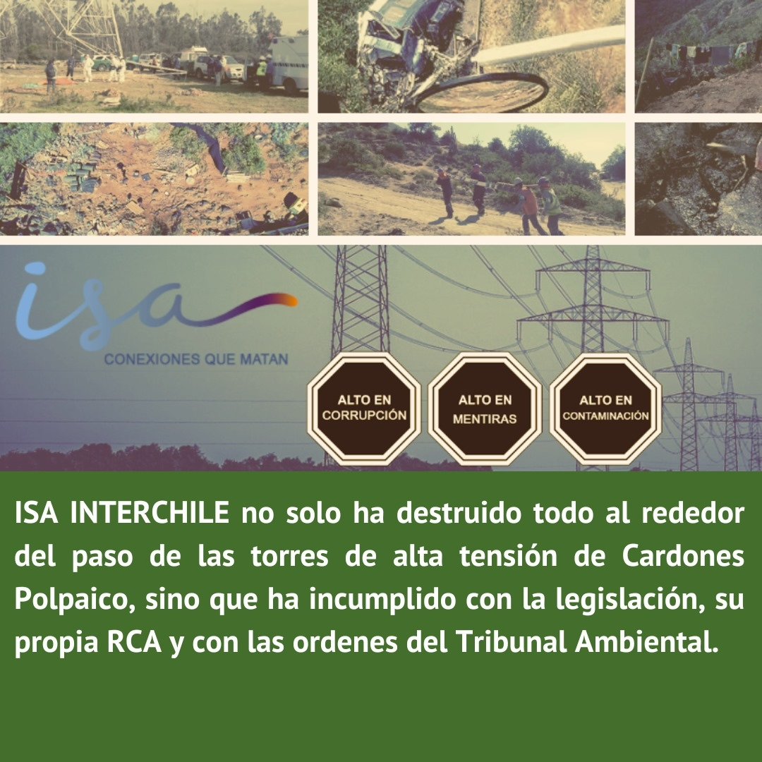 SlvmoslaCampana's tweet photo. Por qué el Tribunal Ambiental no le exige a #ISAINTERCHILE que cumpla con las medidas que le ordenó? #SalvemosLaCampana https://t.co/sJ0WmU0rIS